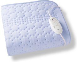 Inventum HN136I elektrische onderdeken 150x80 cm - Eenpersoons - Extra warme voetzone - 3 warmtestanden - Warmtedeken - Uitwasbaar - Oververhittingsbeveiliging - Fleece - Lichtblauw