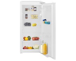 Inventum IKK1221D - Inbouw koelkast - Nis 122 cm - 200 liter - 5 plateaus - Deur op deur - Wit
