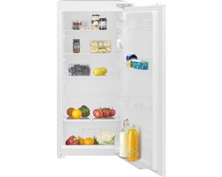 Inventum IKK1222D 122 cm energiezuinige inbouw koeler - Zeer stil - Koelkast 193 liter - Vershoudlade - Superkoelen - Vakantiestand - Deuralarm - Led-verlichting - Deur op deur - Wit