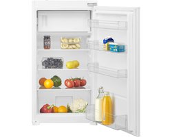 Inventum IKV1022S 102 cm energiezuinige inbouw koelkast - Met vriesvak - Stil - Superkoelen - Supervriezen - Deuralarm - Vakantiestand - 139 liter - Sleepdeur - Wit