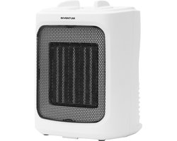 Inventum KC221W Keramische elektrische kachel - Vrijstaand - Heater - Ventilatorstand - Tot 60 m3 - Wit/Zwart
