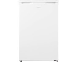 Inventum KK550 tafelmodel koelkast energiezuinig - 131 liter - Zonder vriesvak - 55 cm breed - Superkoelen - Led-verlichting - Energielabel D - Vrijstaand - Wit