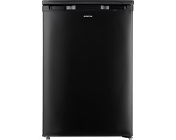 Inventum KV550B tafelmodel koelkast energiezuinig - 113 liter - Met vriesvak - 55 cm breed - Superkoelen - Led-verlichting - Energielabel D - Vrijstaand - Zwart