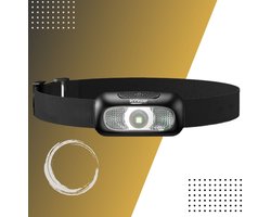 InVincer Hardloopverlichting - Hoofdlamp - Oplaadbaar - 5 standen - waterdicht