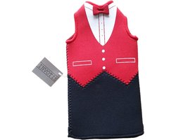 Invotis Butler Wijnfleshoes - Rood/Wit