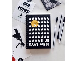 Invulboek | Afscheidsboek - Afscheid collega 'Aah je gaat weg' - Afscheidscadeau