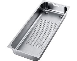 Inzetbak Spoelbak - Keuken Accessoire - Keuken Organisatie - Roestvrij Staal - 41x17 cm - Zilverkleurig