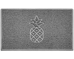 Inzettende deurmat met reliëf en machinewasbaar