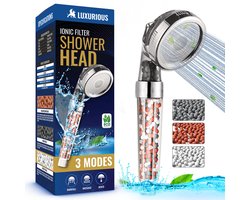 Ionische Douchekop - Waterbesparend – met Hoge druk en Filter – Regendouche
