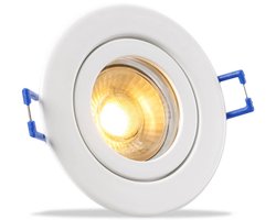 IP44 LED Inbouwspot Violet - badkamer of buiten - Ronde spot - Wit - Extra Warm Wit - 2700K - 2.7 Watt - Philips
