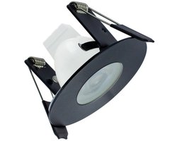 IP65 LED Inbouwspot Brit – 2.8W – 2700K Extra Warm Wit – Zwart