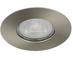 IP65 LED Inbouwspot Carmen -Rond RVS Look -Extra Warm Wit -Dimbaar 4W -Philips