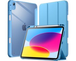 iPad (A16) 11e/10e Generatie Hoes met Pencil Houder - Slank, Schokbestendig en Transparant