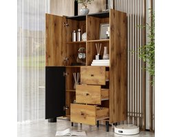 IPtrading - Dressoir Mangohout look - Dressoirs - Dressoir hout - Dressoir kasten