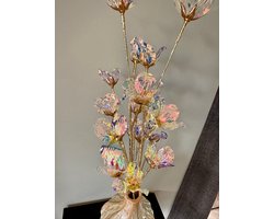 Iriserende bloemen - 2 takken - 60cm hoog