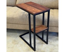 IronWood Laptoptafel Mangohout - Industrieel