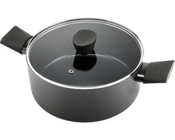 ISENVI Avon Kookpan met Deksel - 20 cm - Keramisch - Ergo Greep - Geschikt voor Inductie - PFAS, PTFE Vrij