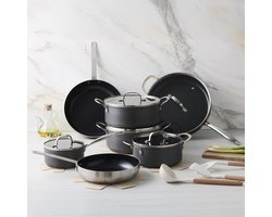 ISENVI Victoria Forged & Soenil Pannenset Inductie - Keramisch - 19 Delig - PFAS, PTFE en PFOA Vrij - Alle warmtebronnen