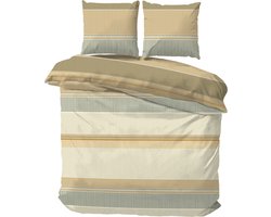 iSleep Dekbedovertrek Henk - Litsjumeaux XL - 260x200/220 cm - Natural