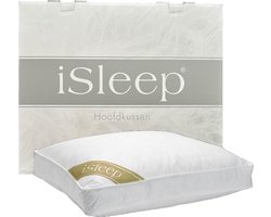 iSleep Donzen Hoofdkussen - 100% Ganzendons - Boxkussen - 60x70 cm
