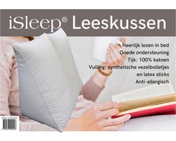 iSleep Leeskussen - Zitkussen - Leeskussen voor bed en bank