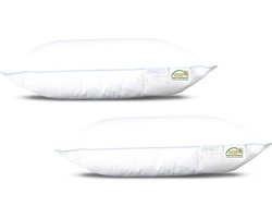 iSleep Noblesse Hoofdkussen Set (2 Stuks) - 60x70 cm - Wit
