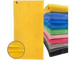 iSleep Strandlaken Schelp - 100x200 cm - Geel