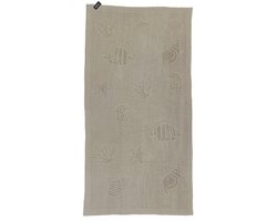 iSleep Strandlaken Schelp - 100x200 cm - Taupe
