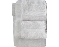 iSleep Terry Badtextiel - Voordeelset (4 Handdoeken + 4 Washandjes) - Taupe