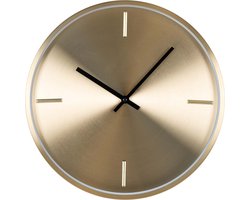 Istanbul wandklok Ø30cm goudkleurig.