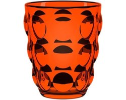 Italesse waterglas Bolle tumbler Colorpro� oranje handgemaakt
