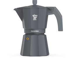 Italiaans koffiezetapparaat - PEZZETTI - ITALEXPRESS - Aluminium - 3 kopjes - Blauw