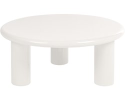ITASCA - Salontafel - Gebroken wit - ø 80 cm - MDF