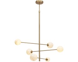 It's about RoMi Carrara Hanglamp - Ø99cm - 6-lichts G9 - Goud