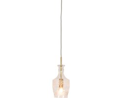 it's about RoMi Hanglamp Brussels - Goud/Glas - Ø13cm - Modern,Luxe - Hanglampen Eetkamer, Slaapkamer, Woonkamer