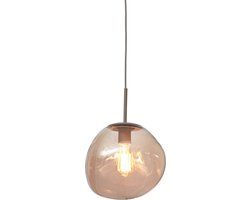 it's about RoMi Hanglamp Helsinki - Bruin - 26x26x37.5cm - Modern - Hanglampen Eetkamer, Slaapkamer, Woonkamer