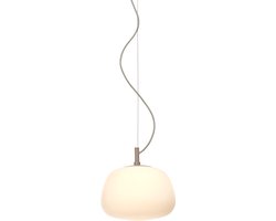 it's about RoMi Hanglamp Sapporo - Wit - 25x25x24cm - Modern - Hanglampen Eetkamer, Slaapkamer, Woonkamer