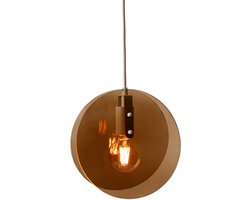 it's about RoMi Hanglamp Toledo - Bruin - 22x25x278.5cm - Modern - Hanglampen Eetkamer, Slaapkamer, Woonkamer