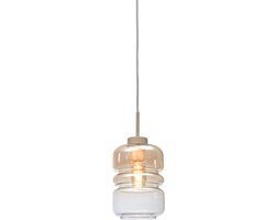 it's about RoMi Hanglamp Verona - Zand - 15x15x30cm - Modern - Hanglampen Eetkamer, Slaapkamer, Woonkamer