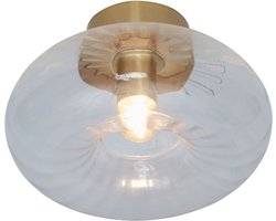 it's about RoMi Plafonniere Brussels - Goud/Glas - Ø27cm - Modern,Luxe