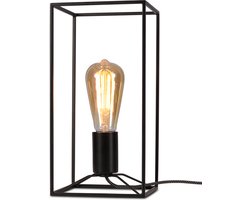 it's about RoMi Tafellamp Antwerp - Zwart - 15x15x30cm - Modern