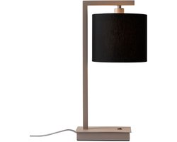 it's about RoMi Tafellamp Boston - Bruin - 17x18x44cm - Modern