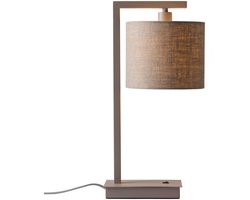 it's about RoMi Tafellamp Boston - Bruin - 17x18x44cm - Modern