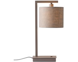 it's about RoMi Tafellamp Boston - Bruin - 17x18x44cm - Modern