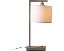 it's about RoMi Tafellamp Boston - Bruin - 17x18x44cm - Modern