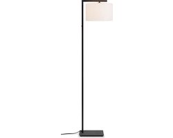 it's about RoMi Vloerlamp Boston - Zwart/Wit - 30x32x160cm - Bohemian,Scandinavisch - Staande lampen voor Woonkamer - Slaapkamer