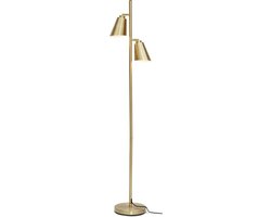 it's about RoMi Vloerlamp Bremen - Goud - 45x25x162cm - 2L - Modern,Luxe - Staande lampen voor Woonkamer - Slaapkamer