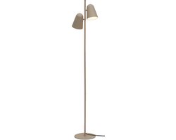 it's about RoMi Vloerlamp Salamanca - Zand - 28x28x145cm - 2L - Modern - Staande lampen voor Woonkamer - Slaapkamer