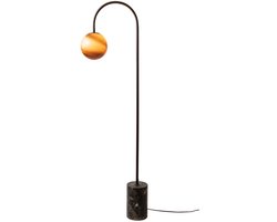 it's about RoMi Vloerlamp Tivoli - Bruin - 20x42x163cm - Modern - Staande lampen voor Woonkamer - Slaapkamer