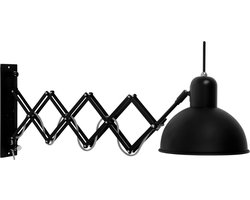 it's about RoMi Wandlamp Aberdeen - Zwart - 85x20x27cm - Binnen Modern